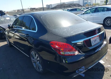2016 Mercedes-Benz C 300 from USA, damaged, VIN 55SWF4JB5GU178884